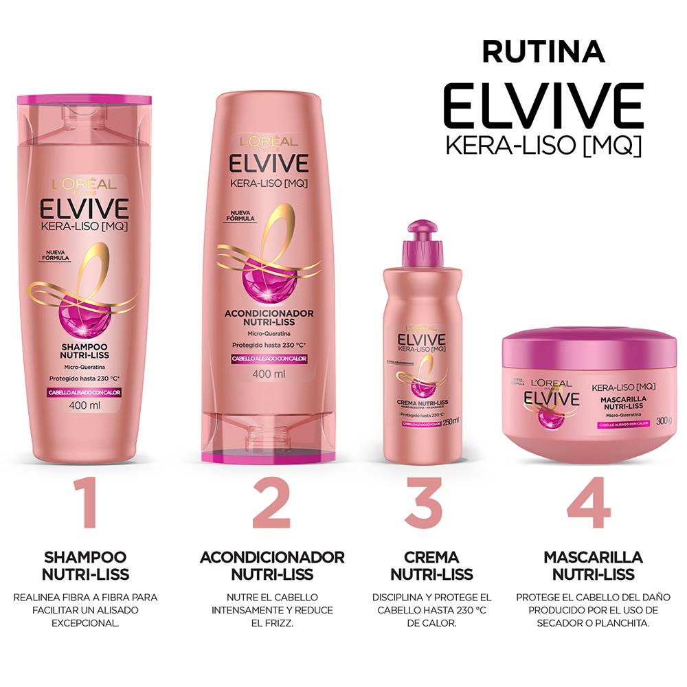 Shampoo Keraliso con Micro Keratina 230° Elvive L’Oréal Paris - Imagen 4