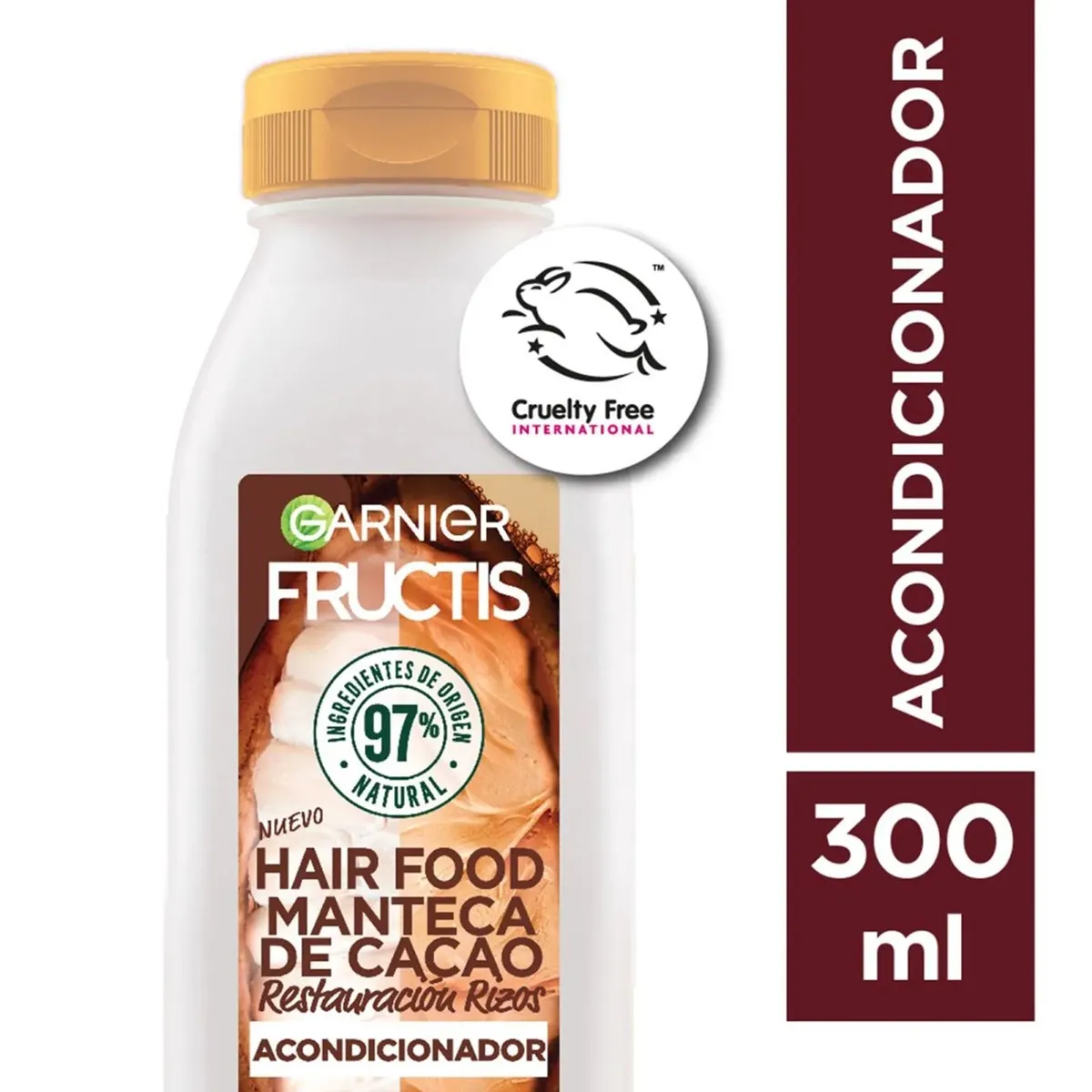 Acondicionador Fructis Hair Food Manteca de Cacao x 300 ml