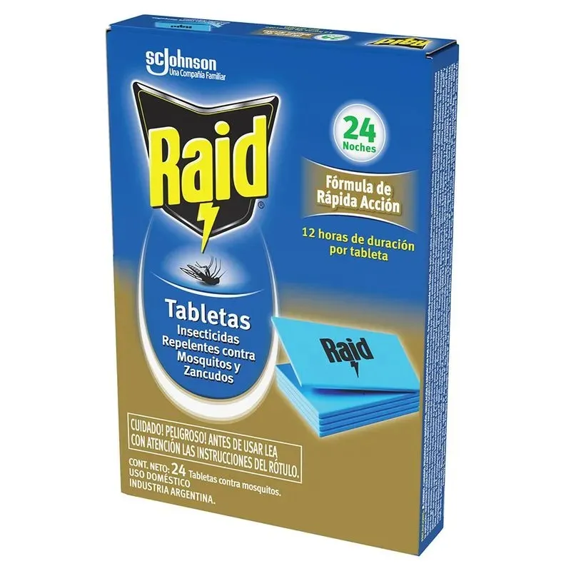 Tabletas Raid Contra Mosquitos - Imagen 2