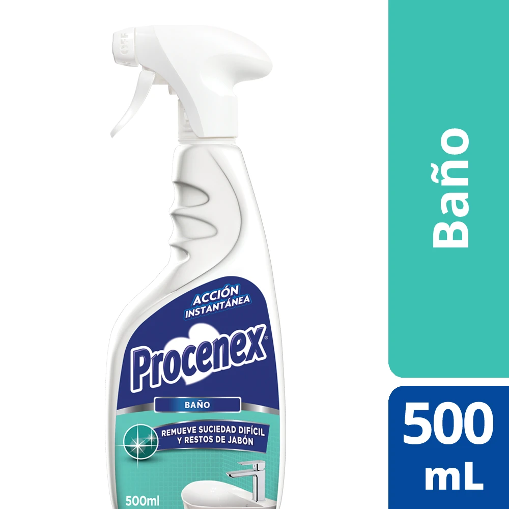 Limpiador líquido para baño Procenex Gatillo x 500 ml