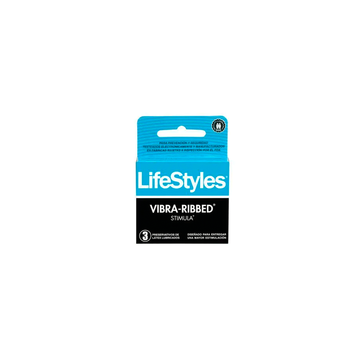 LIFESTYLE VIBRA-RIBBED STIMULA 3 UNIDADES